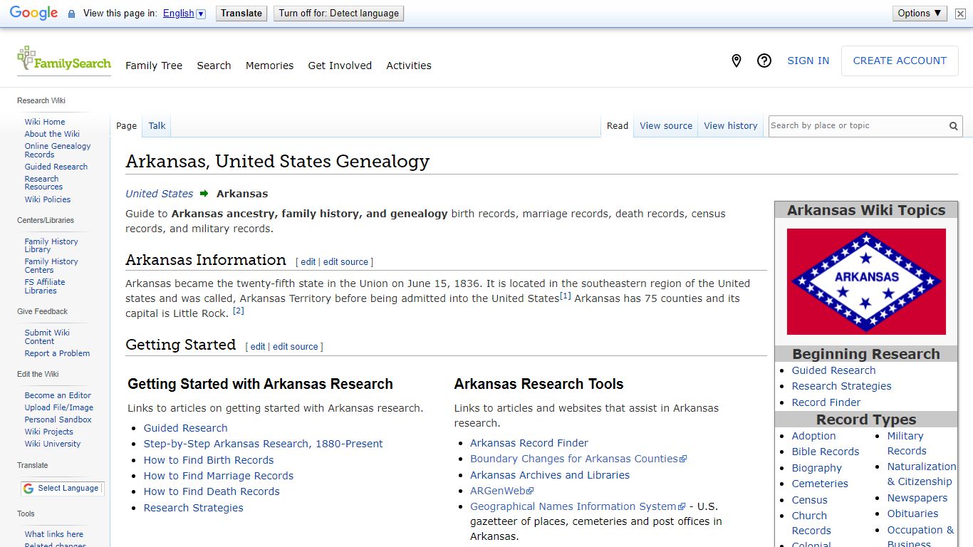 Arkansas, United States Genealogy • FamilySearch